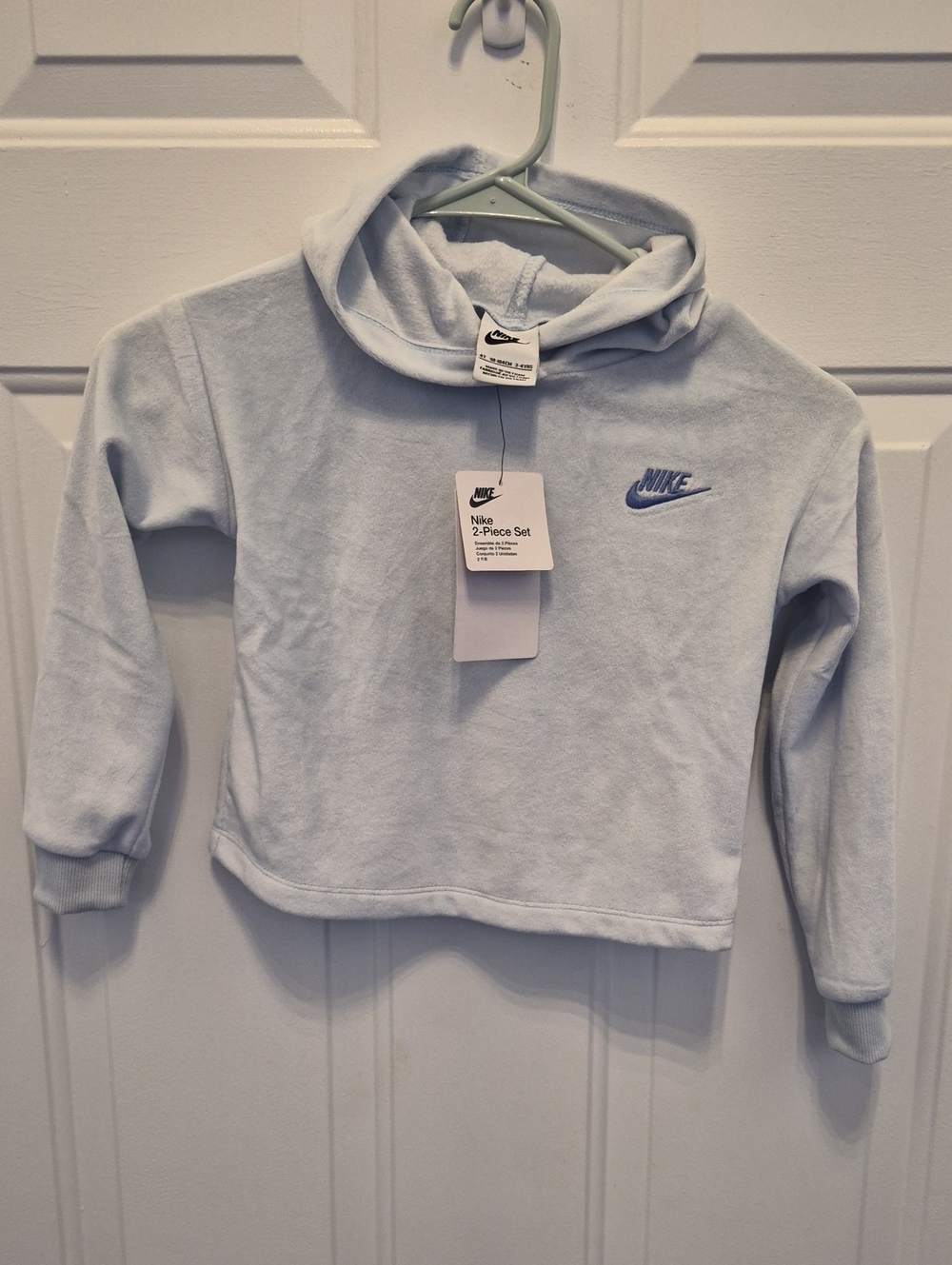 Nike 4T Powder Blue Hooded Sweatshirt